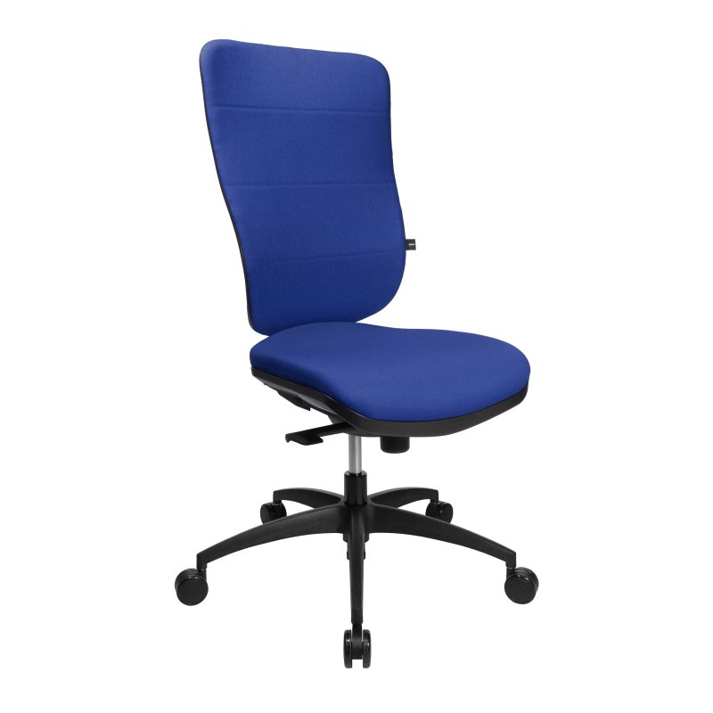 Topstar bureaustoel Soft Pro 100, blauw, bandscheibenzit, 110 kg draagkracht